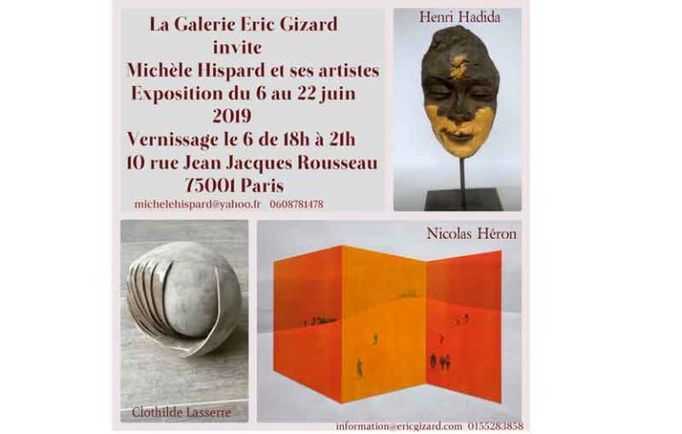 Paris – Galerie Eric Gizard – 6 > 22 Juin 2019