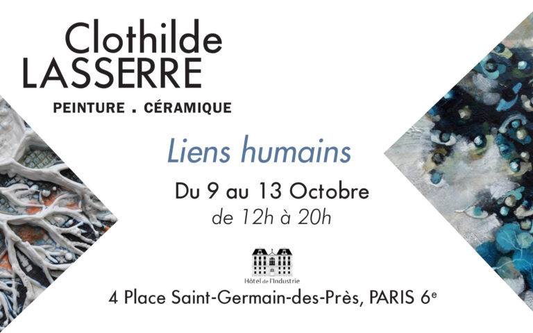 Liens humains – Hôtel de l’Industrie Paris 6è – 9>13 octobre