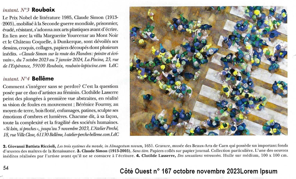 Article Côté Ouest atelier perche belleme lasserre fourmy 10 2023