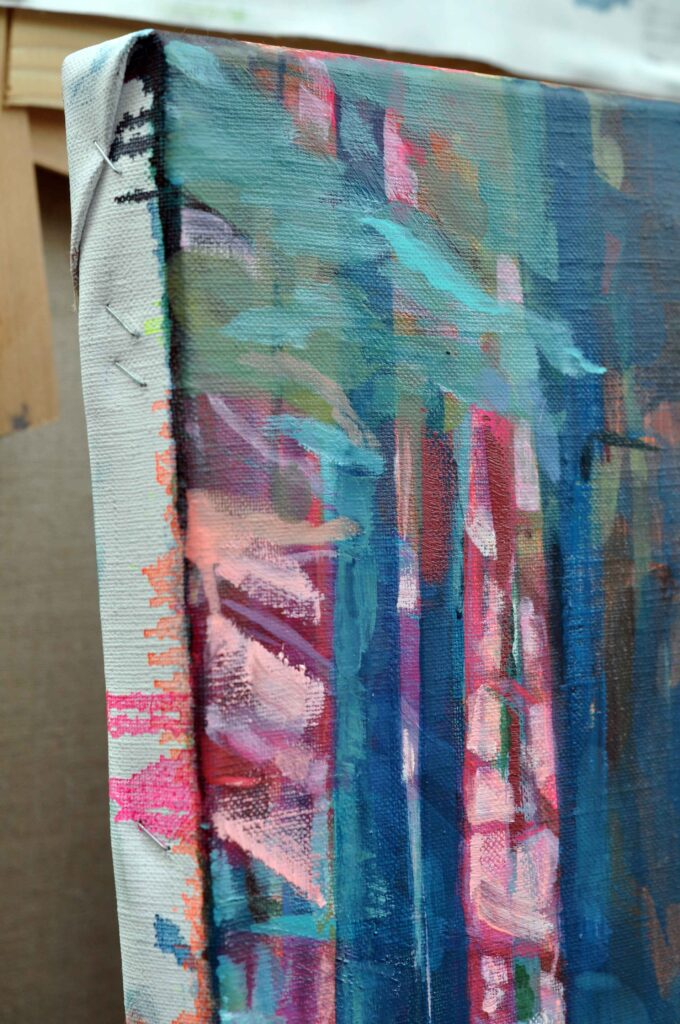 Forêt imaginaire Huile sur toile – 105 × 152 cm clothilde Lasserre 2025 copyright adagp paris