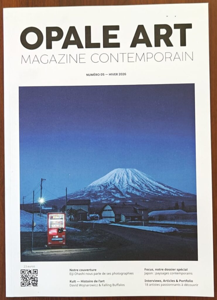 Cover of Opale Art, contemporary art magazine, issue 05, winter 2026
